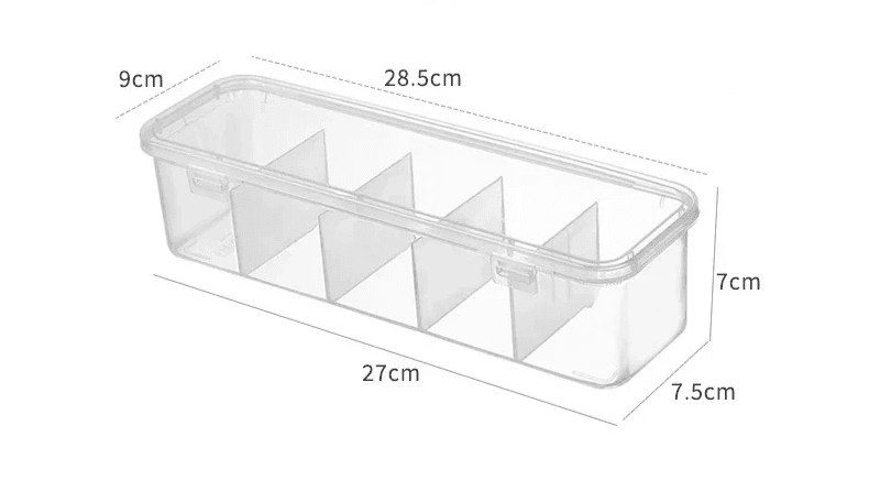 Przezroczysty organizer na kable